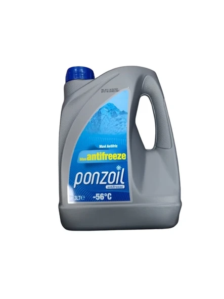 3 LT PONZOİL MAVİ ANTİFRİZ -56 DERECE ürün görseli 1