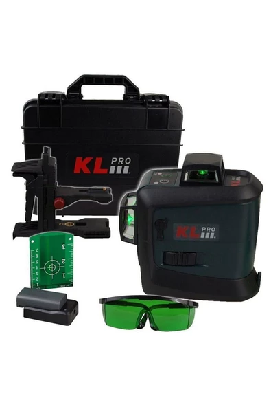 KLPRO KLLZR93GL 7.2Volt/2,6 Ah Li-Ion Yeşil Çizgi Lazer Distomat ürün görseli 1
