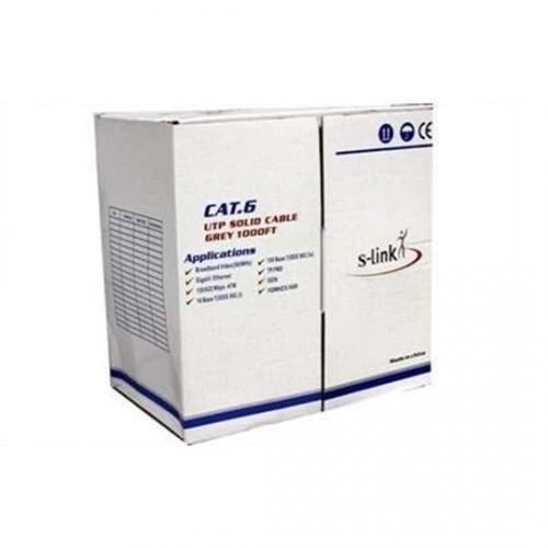 S-link SL-CAT608 Gri 305m 24AWG Utp CAT6 Kablo ürün görseli 1