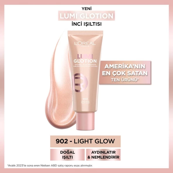 L'Oréal Paris Glotion All-In-One Doğal Işıltı 902 - Light Glow ürün görseli 1