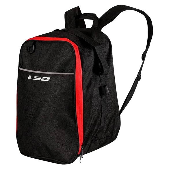LS2 ADVANT KUKA MAT SİYAH-KIRMIZI KASK - Resim 2