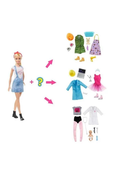 Lisanslı  BarbieSüpriz Meslek Bebeği 1268 ürün görseli 1