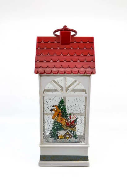Işıklı ve Müzikli Kar Küresi - Noel Baba ve Geyikleri ürün görseli 1