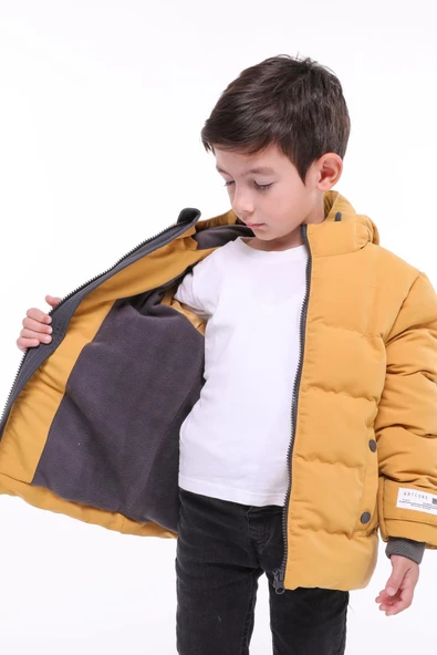 Erkek Bebek Çocuk Mont 51283 - Resim 7