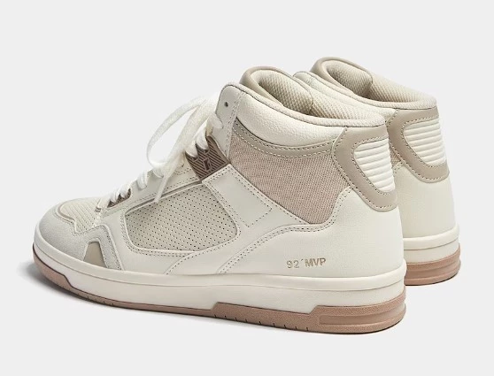 Pull & Bear Bej Bilekten Ayakkabi - Resim 3