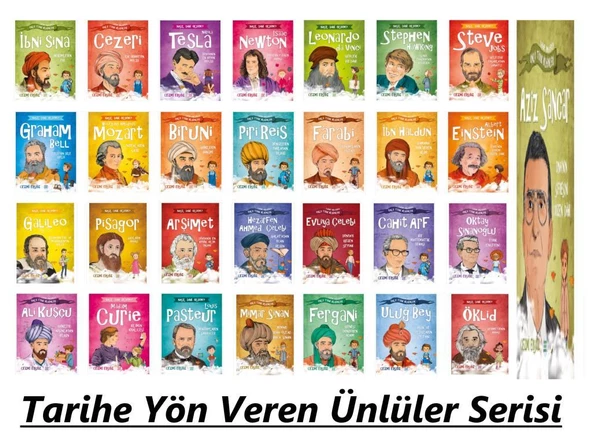Tarihe Yön Veren Ünlü Bilim İnsanları Dahiler Türk Bilginleri (29 Kitap) ürün görseli 1