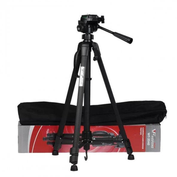 Weifeng 157cm Pro Plus 3540 Tripod Canon Nikon DSLR Cep Telefonu ürün görseli 1