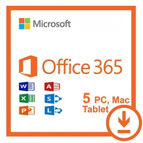 Microsoft Office 365 Lisans Hesap *WINDOWS&MAC 5 PC* 1TB OneDrive ürün görseli 1
