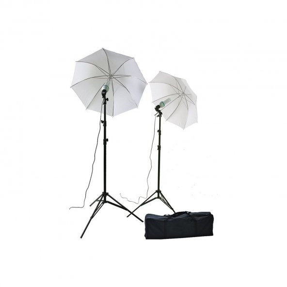 Deyatech Umberlla 84Cm Soft Şemşiye Kit Sürekli Işık Youtuber Kit ürün görseli 1