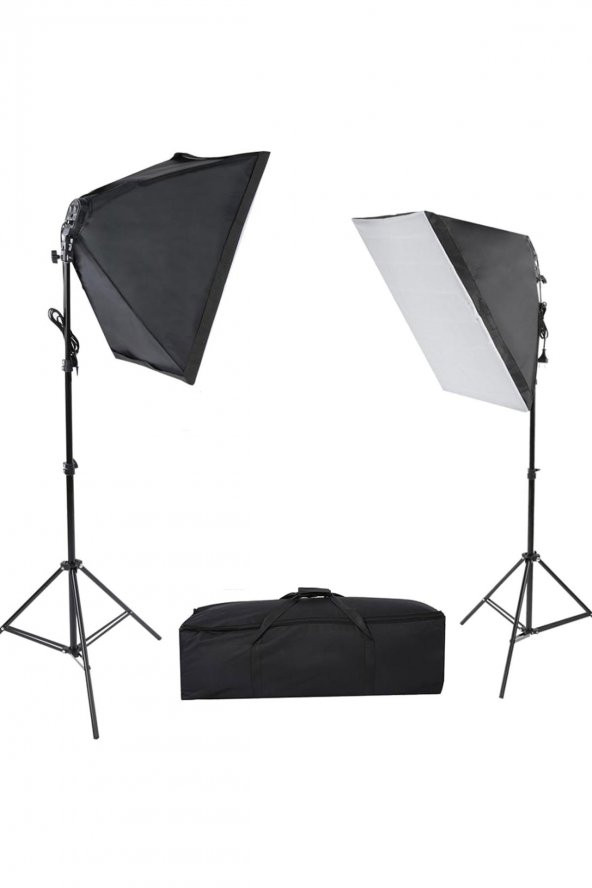 Deyatech Youtube Kit Softbox 5 Duylu 50x70cm 2li Kit ürün görseli 1