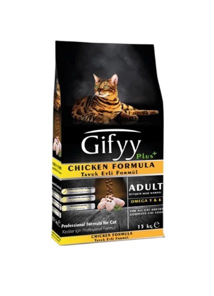 Gifyy Tavuklu Kedi Maması 15 Kg ürün görseli 1