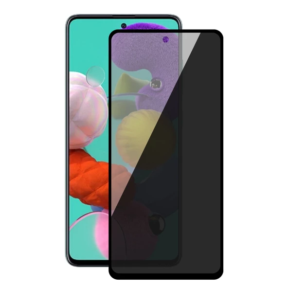 Xiaomi Mi 10T Lite Hayalet Privacy Gizli Cam Ekran Koruyucu Siyah ürün görseli 1