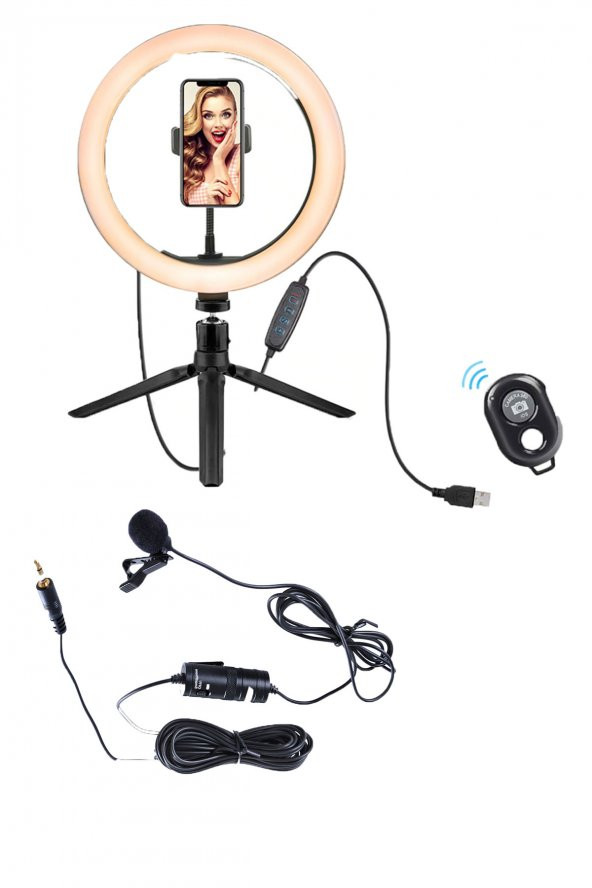 Deyatech  YouTube Ve Vlogger Kit Video Fotoğraf  Kit Ring Liiğht ürün görseli 1