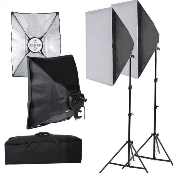 Deyatech 5 Holder Duy Softbox 70x50cm Sürekli Video Işık TikTok ürün görseli 1