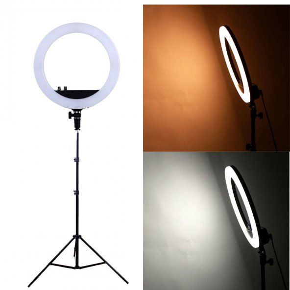 Deyatech 14 Inch Pro Ring Light 3200k-5500k Renk Aralığı ürün görseli 1