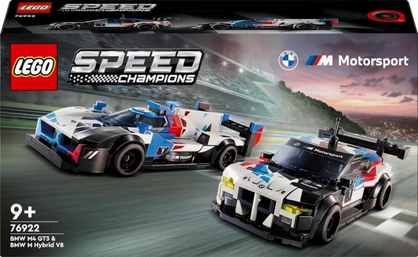 LEGO 76922 Speed Champions BMW M4 GT3 ve BMW M Hybrid V8 Yarış Arabaları ürün görseli 1
