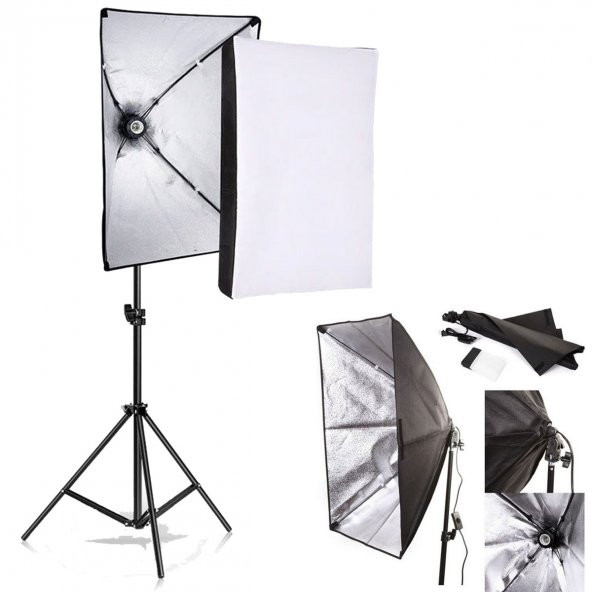 Deyatech 50X70 Softbox TikTok Ve YouTube Video Çekim Işığı ürün görseli 1