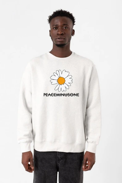 G-Dragon Peaceminusone Beyaz Erkek 2ip Sweatshirt ürün görseli 1