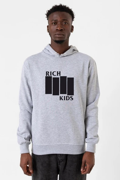 G-Dragon Rich Kids Grimelanj Erkek Kapşonlu 3ip Sweatshirt ürün görseli 1