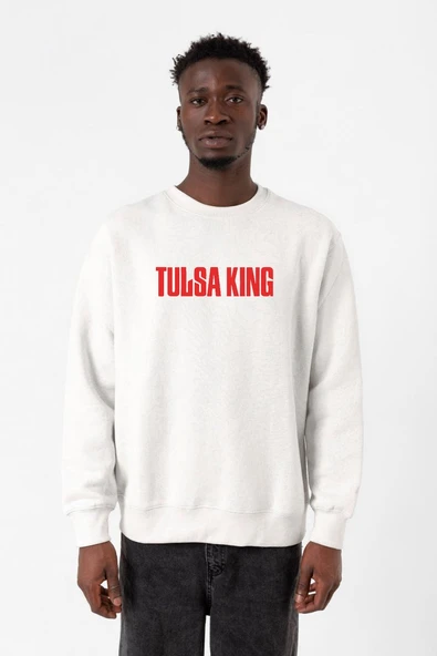 Tulsa King Lettern Beyaz Erkek 2ip Sweatshirt ürün görseli 1