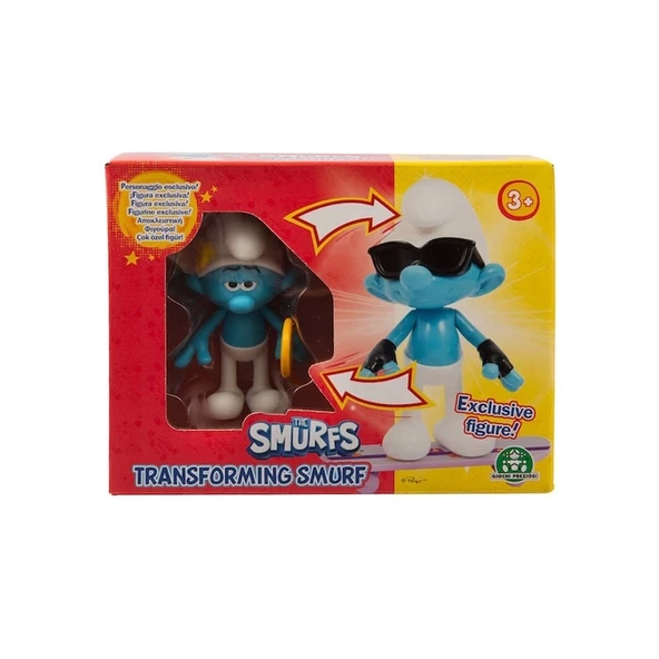 PUF23000 Şirinler Dönüşen 10 cm Figür ürün görseli 1
