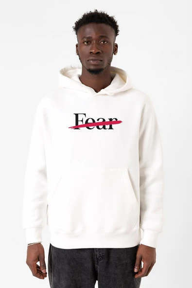 Rolling Quartz Fearless Beyaz Erkek 3ip Kapşonlu Sweatshirt ürün görseli 1