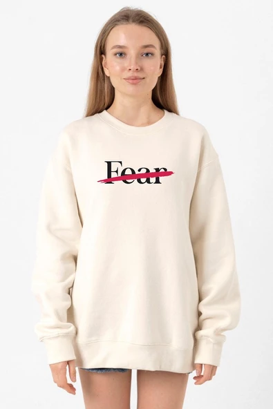 Rolling Quartz Fearless Ekru Kadın 2ip Sweatshirt ürün görseli 1