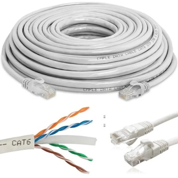 Cat6 Ethernet & İnternet Kablosu 25 Metre Concord C5509 - Resim 3