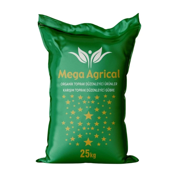 MEGA AGRICAL TOPRAK DÜZENLEYİCİ ORGANİK GÜBRE 25 KG (50 LT) ürün görseli 1
