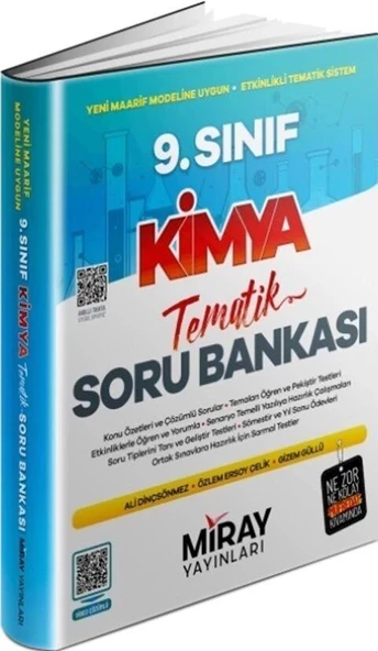 9. Sınıf Kimya Tematik Konu Özetli Soru Bankası Miray Yayınları ürün görseli 1