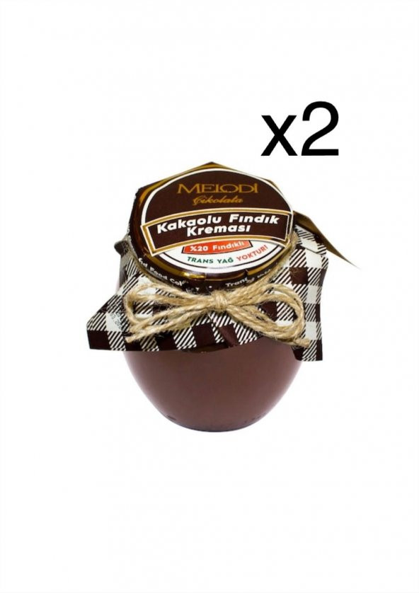 Melodi Kakaolu Fındık Kreması 400g 2li Set ürün görseli 1