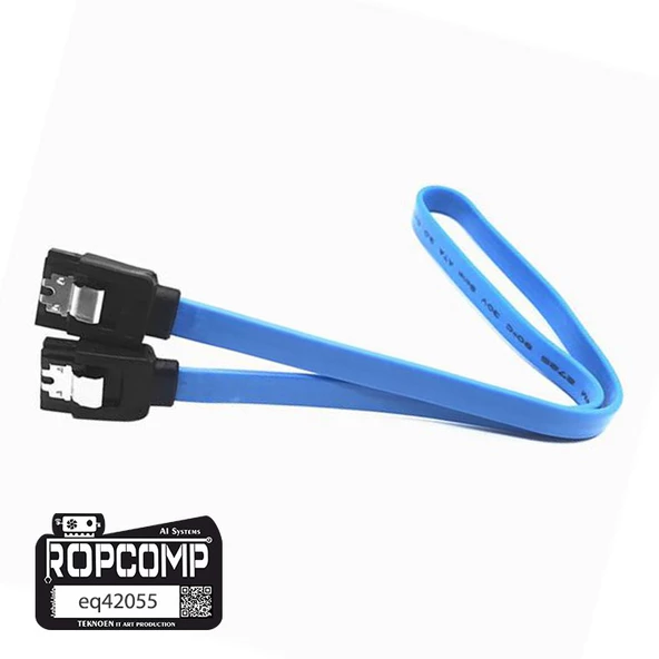 Ropcomp Harddisk Hdd SSD DVD Rom Sata3.0 Veri Kablosu 6.0 Gbps ürün görseli 1