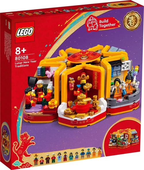 LEGO 80108 Chinese Festivals Yeni Ay Yılı Gelenekleri ürün görseli 1
