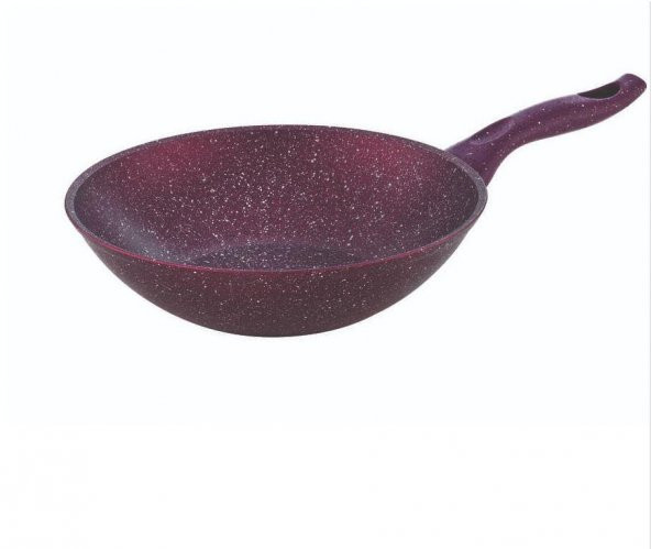 TANTİTONİ GRANITTE MOR GRANİT WOK TAVA 28CM ürün görseli 1