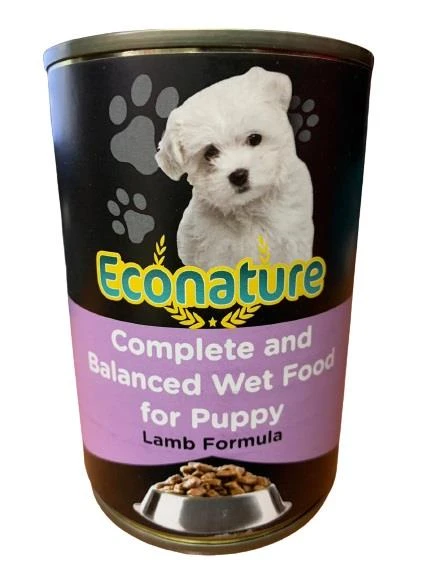 Econature Puppy Lamb Kuzu Etli Yavru Köpek Konservesi 400 Gr ürün görseli 1