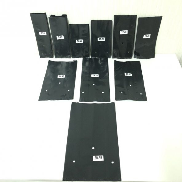 Dayanıklı Fide ve Fidan Üretim Poşeti 15x30 cm - 20 Adet - Resim 3