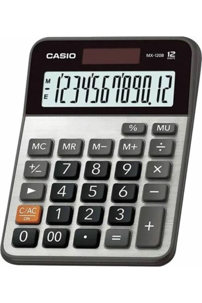 Casio Mx-120b 12 Hane Masa Üstü Hesap Makinesi ürün görseli 1