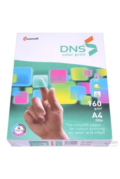 DNS A4 Gramajlı Kağıt 160 Gr 250 Yaprak ürün görseli 1