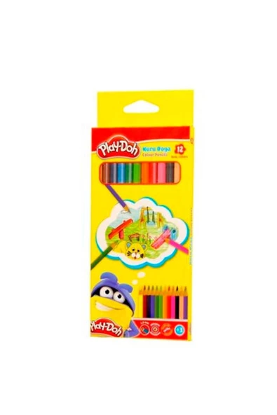 Play Doh Play-doh 12 Renk Tam Boy Kuruboya Ku001 ürün görseli 1