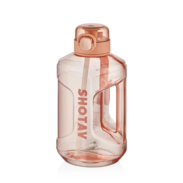Shotay Barrel Su Matarası Tritan Somon 2200Ml ürün görseli 1
