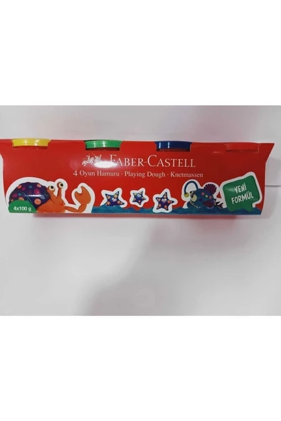 Faber Castel Faber 4 Renk Oyun Hamuru ürün görseli 1