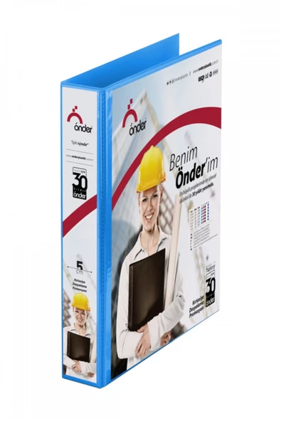 Önder Pvc A4 Firma Klasörü (sunum Klasörü) - 3 Cm - 4d Mekanizmalı Mavi ürün görseli 1