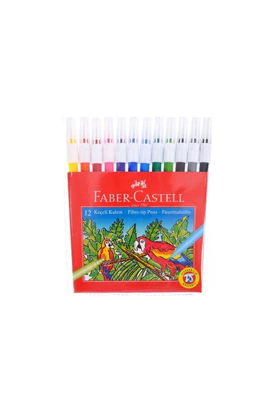 Faber Castell 12 Renk Yıkanabilir Keçeli Kalem / 5067155130 ürün görseli 1