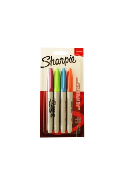 Sharpie Canlı Renkler 4'lü Set ürün görseli 1