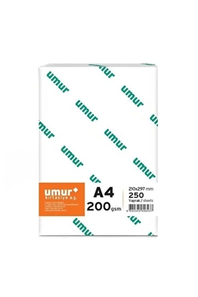 Umur A4 200gr Fotokopi Kağıdı 250'li 30002433 ürün görseli 1