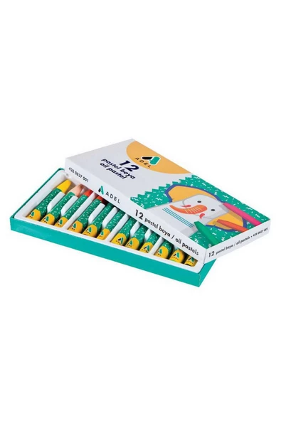 Adel Pastel Boya 12'li ürün görseli 1