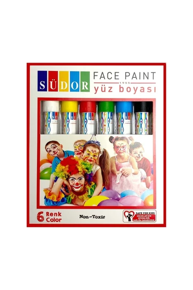 Südor Yüz Boyası Set 6 ürün görseli 1