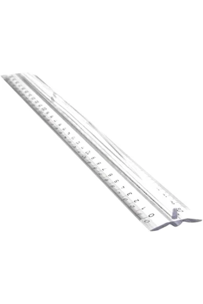 HATAS 30cm Tribldesimetresi Şeffaf / 0250 ürün görseli 1