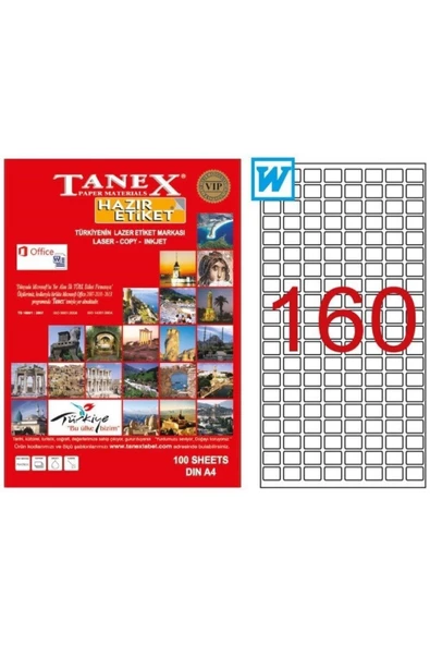 Tanex Tw-2280 Laser Etiket 22 Mm X 12 Mm ürün görseli 1