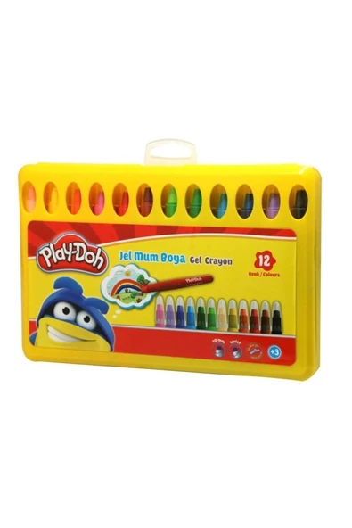 Play Doh Play-doh 12 Renk Jel Crayon Mum Boya Cr014 ürün görseli 1